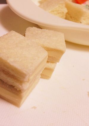*離乳食 手づかみ*簡単チーズサンド♪-レシピのメイン写真