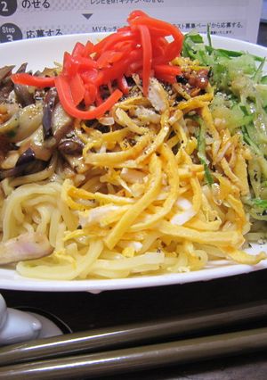 マルちゃん正麺（ごまだれ冷し中華）-レシピのメイン写真