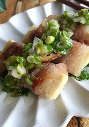 ネギ塩だれ＊高野豆腐巻き牛肉のステーキ-レシピのメイン写真