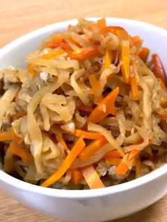 母の味☆切干大根と人参の炒め煮-レシピのメイン写真