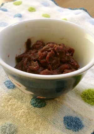 ぽかぽか生姜の小豆あん-レシピのメイン写真