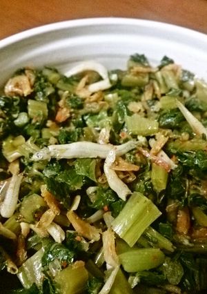 白ご飯のお供に栄養満点♪大根葉の炒め物-レシピのメイン写真