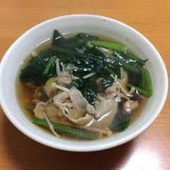 ほうれん草が安い！ほうれん草鍋はいかが？-レシピのメイン写真