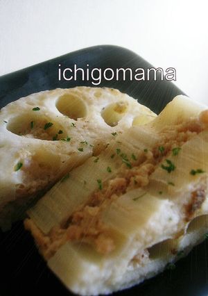 レンコンのはさみ焼き-レシピのメイン写真