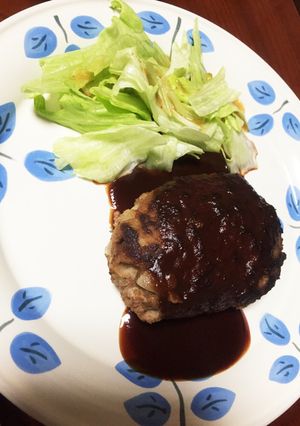 ハンバーグ-レシピのメイン写真