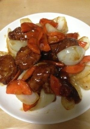 ★５５１甘酢だんごで酢豚風★-レシピのメイン写真