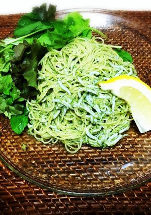 しらすと青じそジェノベーゼのカッペリーニ-レシピのメイン写真