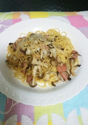 簡単 キノコのオイルパスタ-レシピのメイン写真