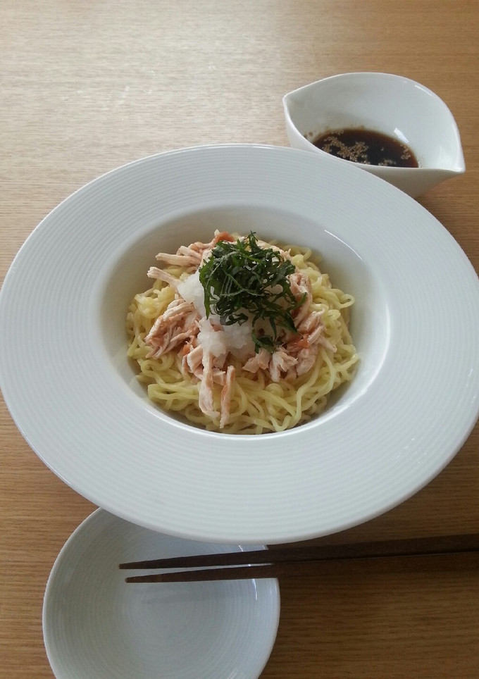 梅とささみの冷やし中華-レシピのメイン写真