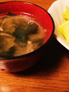 即席☆ 切り干し大根とワカメの味噌汁-レシピのメイン写真
