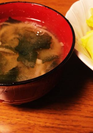 即席☆ 切り干し大根とワカメの味噌汁-レシピのメイン写真