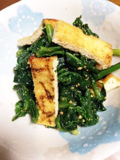 ほうれん草&菊菜の胡麻和え-レシピのメイン写真