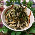 切干大根と芽ひじきとツナと水菜のサラダ♬