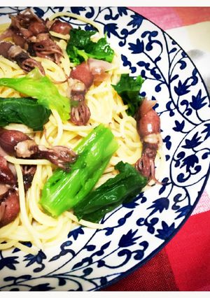 ホタルイカの春パスタ-レシピのメイン写真
