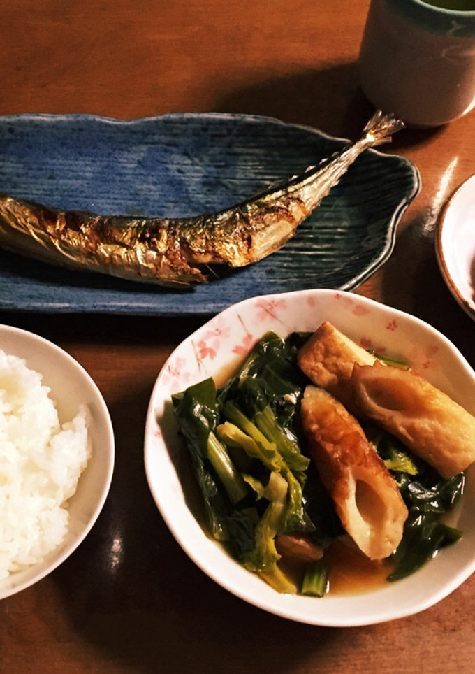小松菜と厚揚げの煮物-レシピのメイン写真