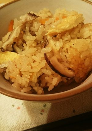 香り豊かな炊き込みご飯♡-レシピのメイン写真