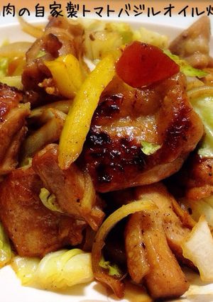 ＊鶏肉とお野菜のドライトマトバジル炒め＊-レシピのメイン写真
