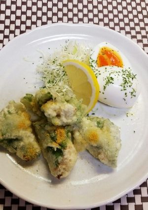 鶏ミンチ大葉包みのてんぷら-レシピのメイン写真
