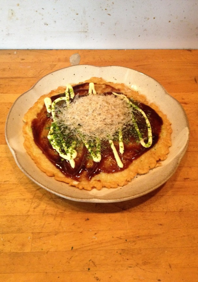 ネギとモヤシだけのお好み焼き-レシピのメイン写真