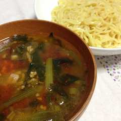 マルちゃん正麺でピリ辛つけ麺-レシピのメイン写真