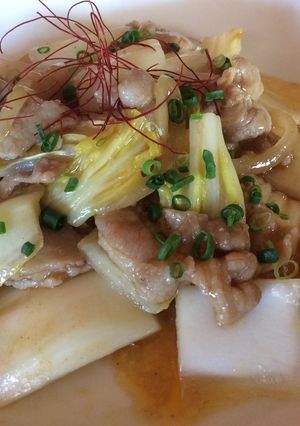 豚肉と白菜のピリ辛味噌炒め-レシピのメイン写真