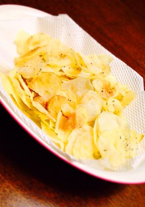 レンジで簡単☆ノンフライポテトチップス♡-レシピのメイン写真