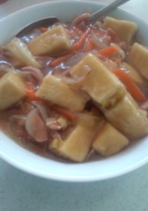 凍み豆腐の野菜あんかけ-レシピのメイン写真