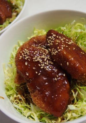 車麩のソースカツ丼-レシピのメイン写真
