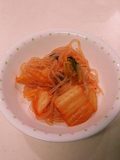 しらたきキムチ炒め-レシピのメイン写真