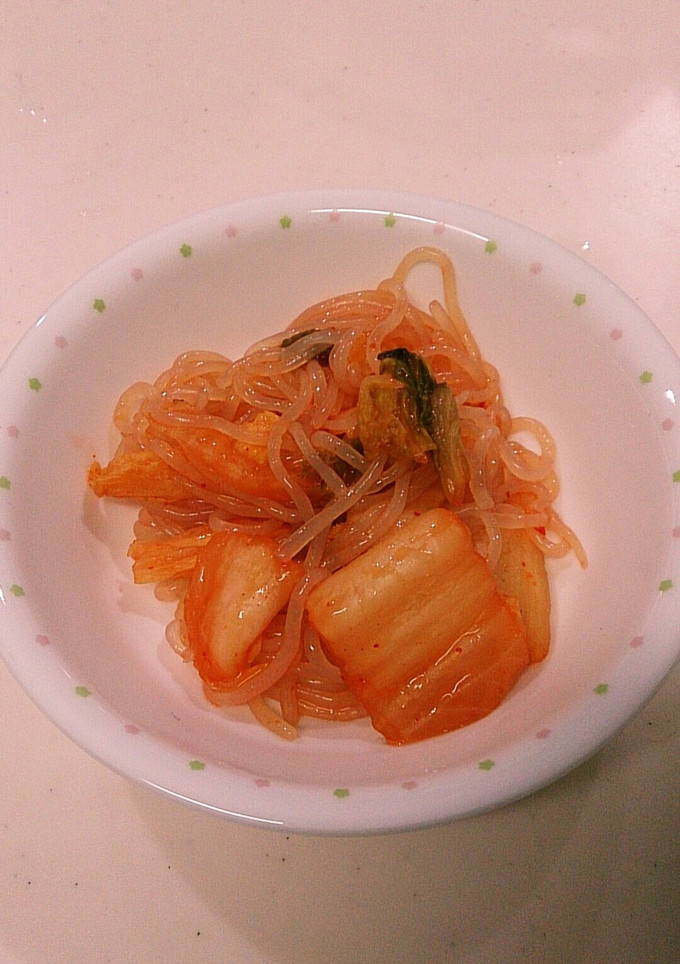 しらたきキムチ炒め-レシピのメイン写真
