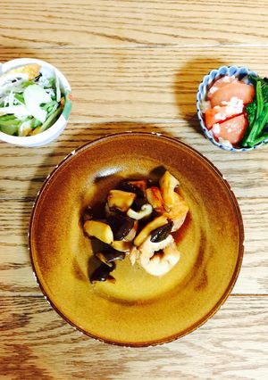 鶏ハムとキノコの照り焼き-レシピのメイン写真