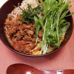 ★さっぱり★豆乳トマト担々麺♪-レシピのメイン写真