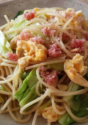 たらことキャベツのパスタ-レシピのメイン写真