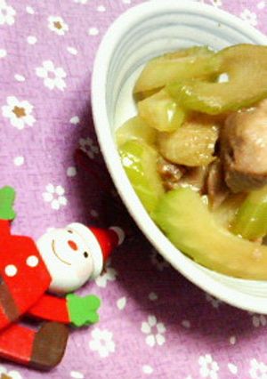 セロリ大好き☆鶏肉の辛子醤油炒め♪♪-レシピのメイン写真