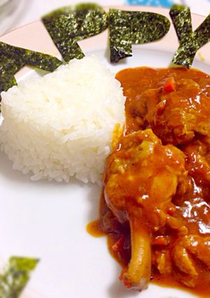 圧力鍋でうま♪手羽元トマトたまねぎカレー-レシピのメイン写真