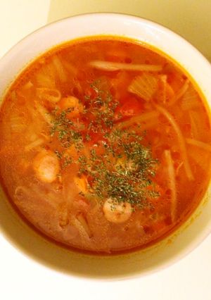 野菜たっぷり！ミネストローネ-レシピのメイン写真