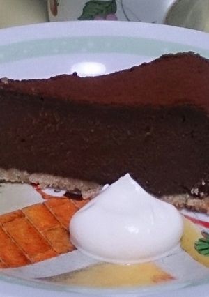 簡単★濃厚チョコレートチーズケーキ-レシピのメイン写真