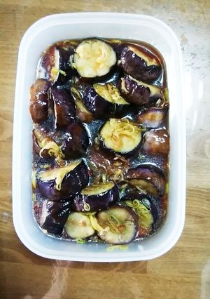 ナス揚げ浸しちょっとピリ辛♪常備菜にも-レシピのメイン写真