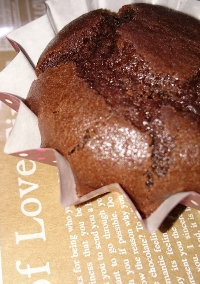 卵なしHMで簡単濃厚チョコマフィン-レシピのメイン写真