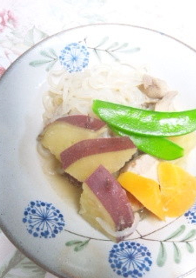 母からの味さつまいもと鶏肉のほっこり煮-レシピのメイン写真