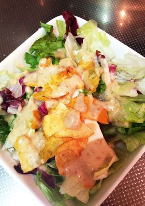 豆腐とコンソメポテチのサラダ-レシピのメイン写真