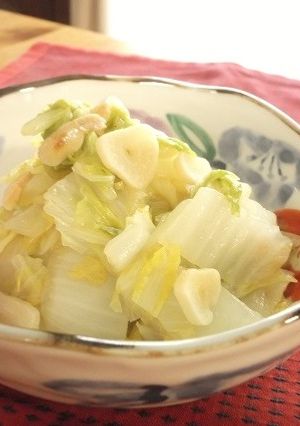 やみつき!ニンニク効いてる♪白菜煮びたし-レシピのメイン写真