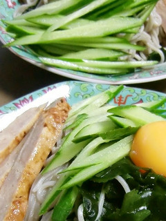 お蕎麦を茹でる時、乾燥わかめも一緒に~-レシピのメイン写真