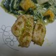 作り置きバジルソースでバジルチキン☆