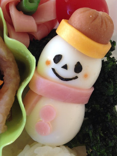 キャラ弁おかず☆うずらの雪だるまちゃん♪-レシピのメイン写真
