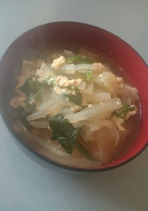 簡単！玉子と野菜の具沢山雑炊！-レシピのメイン写真