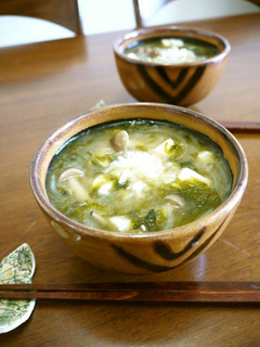 あおさ海苔の豆腐としめじのお味噌汁♪-レシピのメイン写真