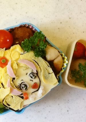 プリキュアのキュアフローラのキャラ弁❤️-レシピのメイン写真