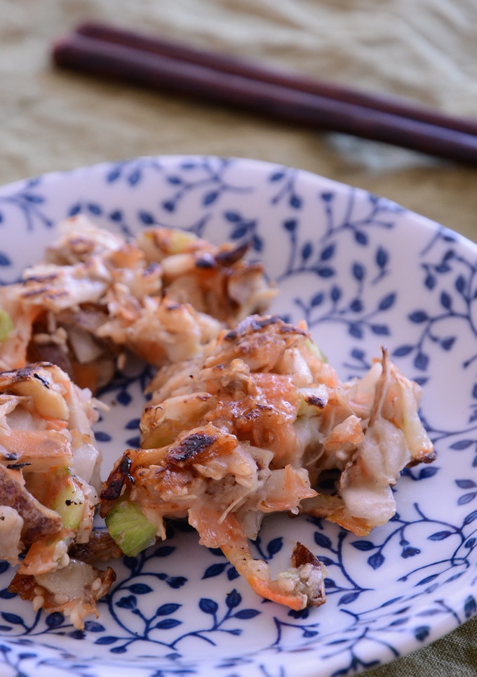 野菜の皮やヘタでお焼き!-レシピのメイン写真