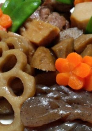 定番！煮しめ(筑前煮)お正月やお祝いにも-レシピのメイン写真